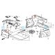 20 x YOU.S Original Befestigung Clips Heckklappe kompatibel mit HONDA - 90671-S0D-003ZK