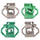 4 x YOU.S Original Fensterheber Reparatur Gleitstück Vorne Rechts und Links kompatibel mit Seat kompatibel mit Skoda kompatibel mit VW