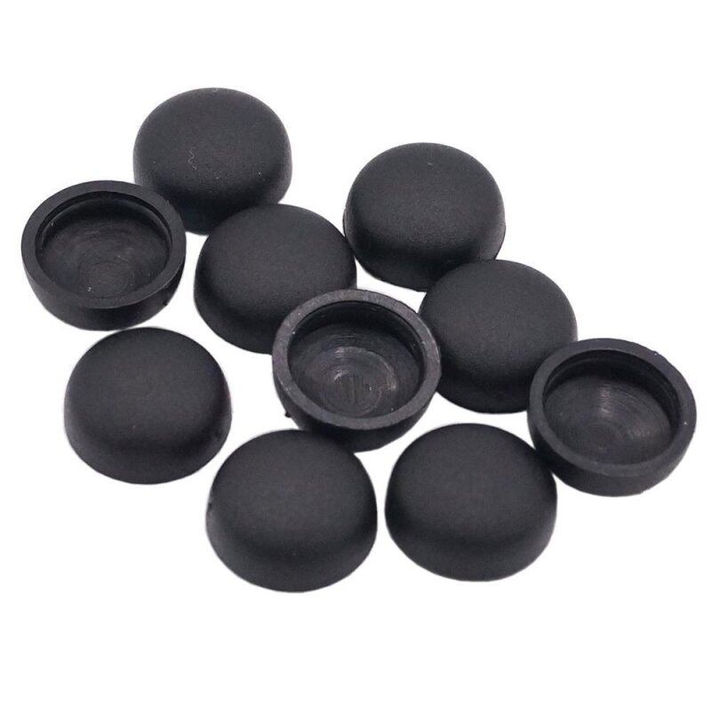 20 x Schwarze YOU.S Original Kennzeichen Kappen Schraubenkopf Ø 10 mm für PKW LKW Motorrad
