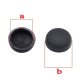 20 x Schwarze YOU.S Original Kennzeichen Kappen Schraubenkopf Ø 10 mm für PKW LKW Motorrad