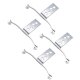 4 x YOU.S Original Reparatur Metallklammer Schiebedach kompatibel mit BMW 3er (E46)