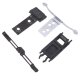 4-tlg. YOU.S Original Reparaturset Schiebedach Clip Gleitsück Metallklammer kompatibel mit BMW 3er (E46)