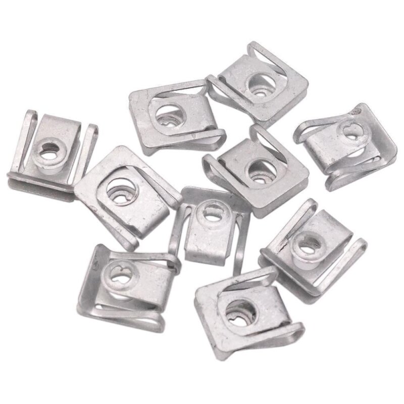 50 x YOU.S Original Ersatz Metall Steckmutter kompatibel mit AUDI - 8K0805922A