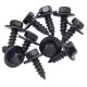 30 x Universal Sechskant Karosserie Schrauben 6,3 x 19 mm Schwarz YOU.S Original