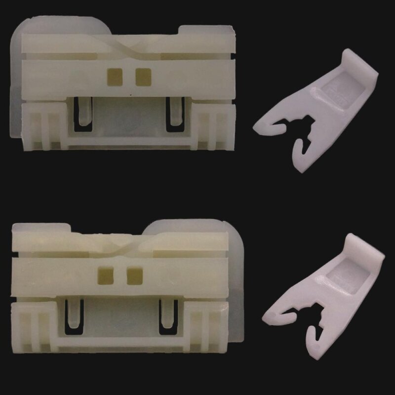 YOU.S Original Fensterheber Reparatur Gleitstück + Clip Hinten Links und Rechts kompatibel mit Renault