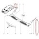 100 x YOU.S Original Befestigung Clips Windlauf kompatibel mit RENAULT - 7701070813