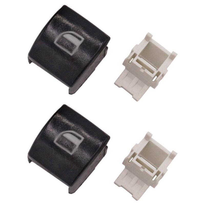 4 x YOU.S Original Fensterheber Schalter Taste ohne Elektronik Hinten Rechts kompatibel mit BMW