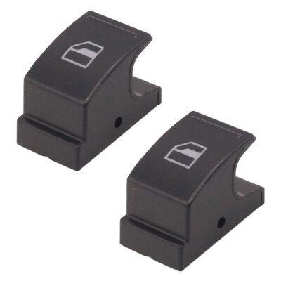 2 x YOU.S Original Fensterheber Schalter Taste ohne Elektronik Vorne Links / Rechts kompatibel mit VW