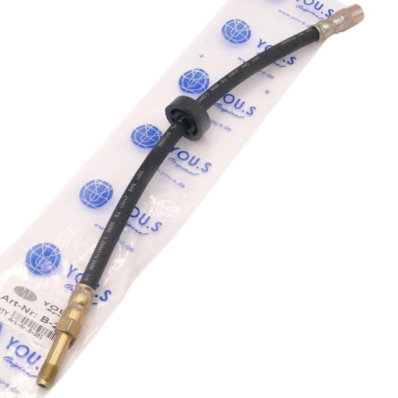 1 x YOU.S Original Bremsschlauch Vorderachse kompatibel mit SEAT VOLVO - 1L0611701