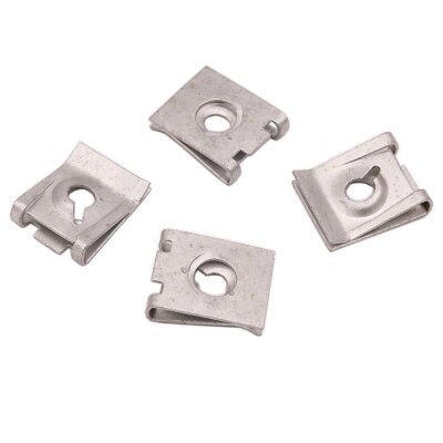 50 x YOU.S Original Metall Steckmuttern Stoßstange kompatibel mit RENAULT - 7703046049