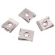 100 x YOU.S Original Metall Steckmuttern Stoßstange kompatibel mit RENAULT - 7703046049