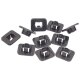 10 x YOU.S Original Befestigung Clips Kühlergrill kompatibel mit NISSAN - 62380-U7400