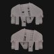 2 x YOU.S Original Fensterheber Gleitbacken Vorne R + L kompatibel mit JEEP Cherokee (KJ)