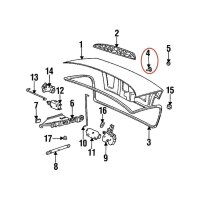 5 x YOU.S Original Kennzeichen Einsteckmutter kompatibel mit BMW E10 E26 E36 kompatibel mit Rolls Royce