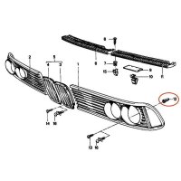 20 x YOU.S Original Kennzeichen Einsteckmutter kompatibel mit BMW E10 E26 E36 kompatibel mit Rolls Royce