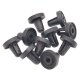 30 x YOU.S Original Kennzeichen Einsteckmutter kompatibel mit BMW E10 E26 E36 kompatibel mit Rolls Royce
