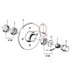 2 x YOU.S Original Bremsscheibe Befestigung Sechskantschraube M8x12 kompatibel mit BMW E30 E46 E28