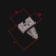20 x YOU.S Original Befestigung Clips Stoßstange kompatibel mit HONDA - 71592-S6A-000