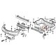 40 x YOU.S Original Befestigung Clips Stoßstange kompatibel mit HONDA - 71592-S6A-000