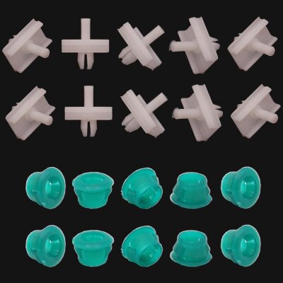 20er Set YOU.S Original Zierleisten Befestigung Clips kompatibel mit Alpina E34 kompatibel mit BMW E34