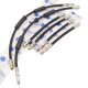 6 x YOU.S Original Bremsschläuche SET Hinten Vorne kompatibel mit VW Transporter T5 (7H_) 7H0611776 7H0611775 7H0611701B