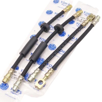 4 x YOU.S Original Bremsschläuche SET Hinten Vorne für AUDI SEAT 8D0611775B 8E0611707