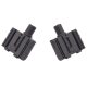 4 x YOU.S Original Hutablage Halter Abdeckung Kofferraum kompatibel mit VW Caddy