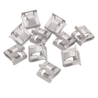 50 x YOU.S Original Metall Steckmutter Klemmmutter kompatibel mit OPEL kompatibel mit KIA kompatibel mit HYUNDAI kompatibel mit GM