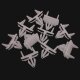 100 x YOU.S Original Befestigung Clips Radkasten kompatibel mit CHRYSLER kompatibel mit JEEP 55157069-AB
