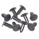 100 x YOU.S Original Befestigung Clips Innenverkleidung kompatibel mit FORD - 6560532