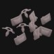 30 x YOU.S Original Zierleiste Seitenleiste Befestigung Clips kompatibel mit Mercedes-Benz W114 W115 W111 W110 W108