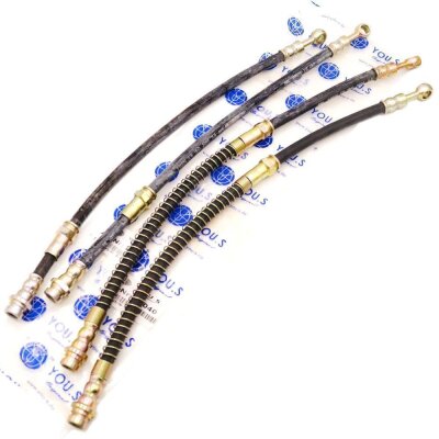 4 x YOU.S Original Bremsschläuche SET Hinten Vorne für Mitsubishi Volvo MB950308 M862413