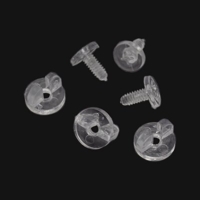 40 x YOU.S Original Universal Kunststoff Schraube Kreuzschraube Transparent M4