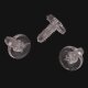 40 x YOU.S Original Universal Kunststoff Schraube Kreuzschraube Transparent M4