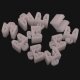 100 x YOU.S Original Befestigungsclip Verkleidung Clips Montage Universal 16,5 x 12 x 10 mm