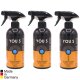 YOU.S Premium Care Glanz Finish Waterless Wash Wasserlos Reinigen Polieren Schï¿½tzen - 3x 500 ml