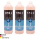 YOU.S Premium Care Felgenreiniger Konzentrat Radwaschanlage Handwï¿½sche - 3x 1 Liter