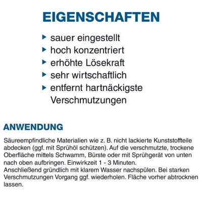 YOU.S Premium Care Felgenreiniger Salzsï¿½urefrei Chrom Edelstahl Alu - 3x 500 ml