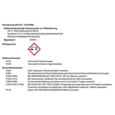 YOU.S Premium Care Industriereiniger Allzweckreiniger Bodenreiniger Konzentrat - 3x 1000 ml
