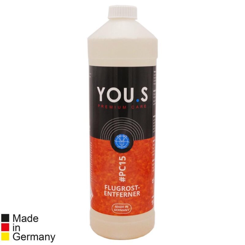 YOU.S Premium Care Flugrostentferner Konzentrat mit Korrosionsschutzschicht - 1000 ml
