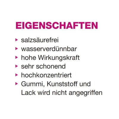 YOU.S Premium Care Flugrostentferner Konzentrat mit Korrosionsschutzschicht - 10x 1000 ml
