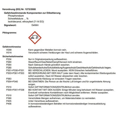 YOU.S Premium Care Flugrostentferner Konzentrat mit Korrosionsschutzschicht - 10x 1000 ml