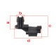 10 x YOU.S Original Türschloss Stangenaufnahme Verriegelung Klammer Clips kompatibel mit Buick kompatibel mit Cadillac kompatibel mit Ford