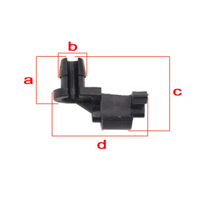 40 x YOU.S Original Türschloss Stangenaufnahme Verriegelung Klammer Clips kompatibel mit Buick kompatibel mit Cadillac kompatibel mit Ford