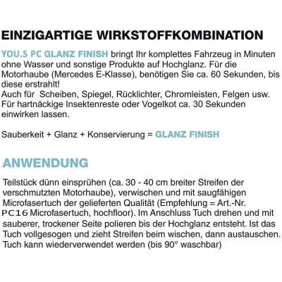 YOU.S Premium Care Wasserlos Reinigen Polieren...