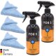 YOU.S Premium Care Wasserlos Reinigen Polieren Schï¿½tzen 2x 500 ml + 3x Microfasertuch