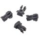 50 x YOU.S Original Fensterschachtabdichtung Clips kompatibel mit Audi 80 / 90 / Coupe / Quat.