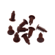 50 x YOU.S Original Universalclip Tannenbaum Befestigung Clips in Braun 5 x 22 x 14