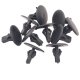 20 x YOU.S Original Motorhaube Spritzblende Befestigung Clips kompatibel mit Mazda kompatibel mit Peugeot