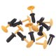 100 x YOU.S Original Universal Innenverkleidung Polsterbezug Befestigungsclips Clips Beige